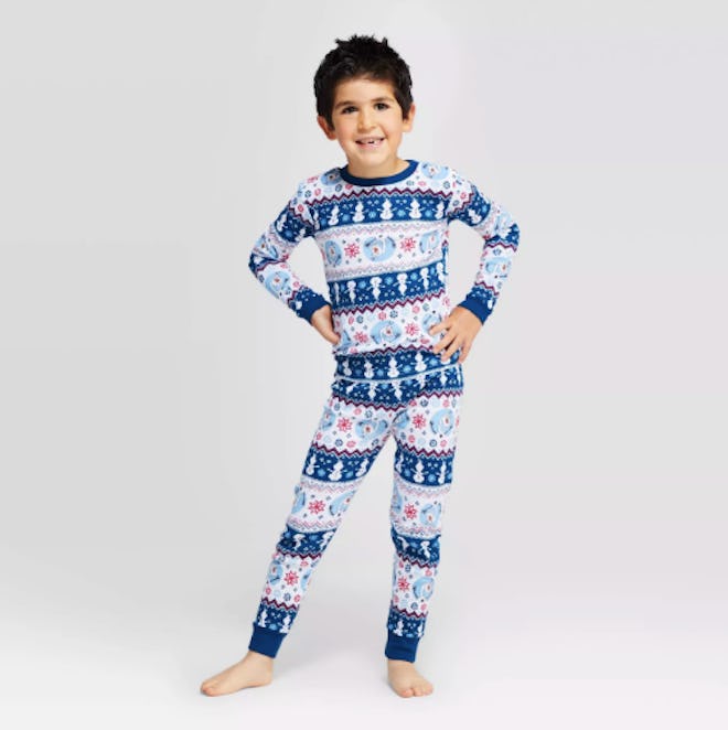 Target Frozen Holiday Olaf Fair Isle Pajama