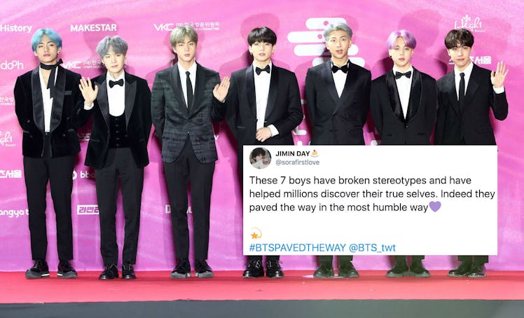 #BTSPavedTheWay tweets trended in honor of BTS' numerous accomplishments.