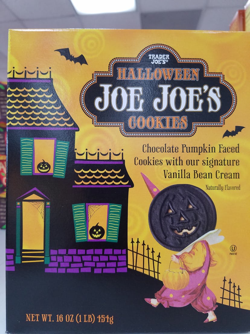 Trader Joe's Halloween Joe-Joe's are a seasonal variation on their popular sandwich cookie.