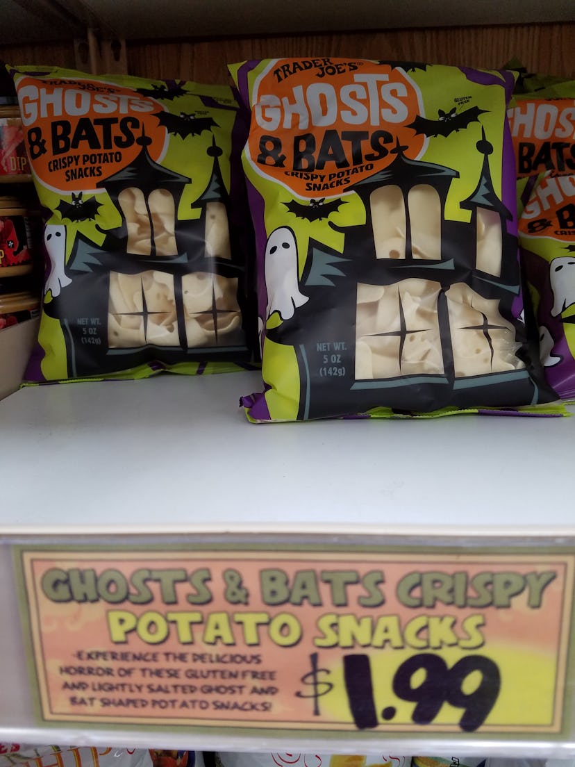 Trader Joe's Halloween potato snacks are crunchy and gluten-free.
