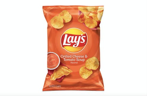 Lay's new grilled cheese and tomato soup chip flavor. 