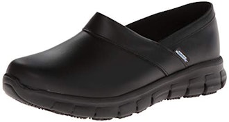 Skechers for Work Women's Relaxed Fit Slip-Resistant Work Shoe