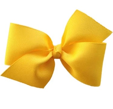 Yellow hair bow - hair bows, girls hair bows, toddler hair bows, baby bows, hair bows for girls, hai...