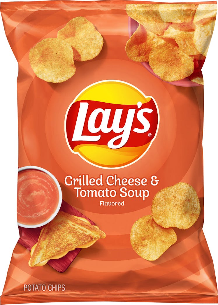 Lay's Grilled Cheese & Tomato Soup-flavored chips are a comfort food combo.
