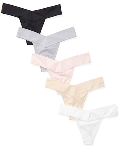 Mae Women's Seamless V Thong (5-Pack)