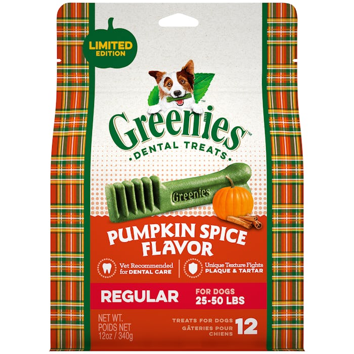 Pumpkin Spice Flavor Dental Dog Treats