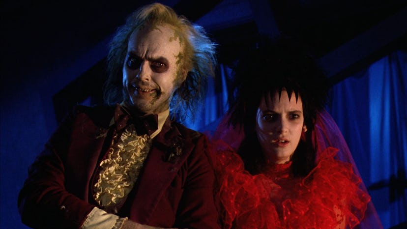 Beetlejuice & Lydia in 1988's Beetlejuice Movie