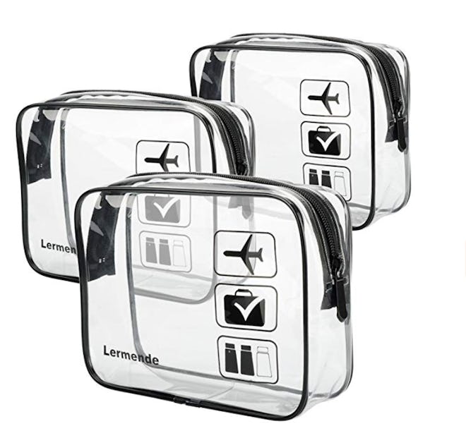 Lermende TSA-Approved Toiletry Bag (3-Pack)