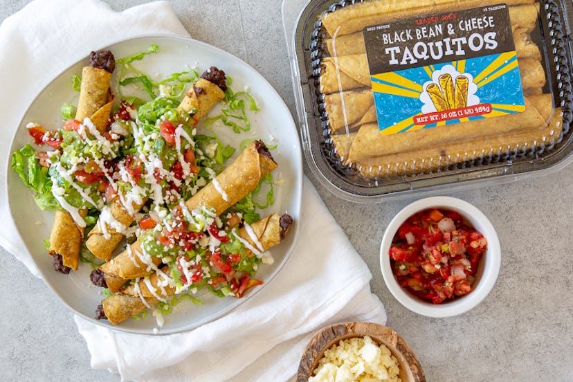 These black bean and cheese taquitos are the perfect quick meal. Image credit: Trader Joe's