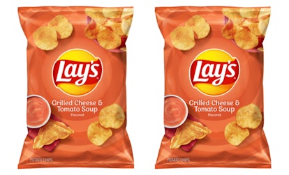 Lay's Grilled Cheese & Tomato Soup-flavored chips are coming Oct. 21.