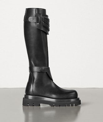 Knee Boots In Storm Cuir 