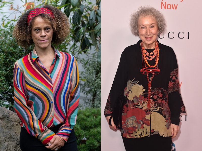 Pictured are the joint winners of the Booker Prize in 2019: GIRL, WOMAN, OTHER author Bernardine Eva...
