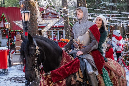 Josh Whitehouse and Vanessa Hudgens star in 'The Knight Before Christmas' as part of Netfli'x holida...