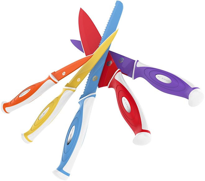 Vremi 10-Piece Colorful Knife Set