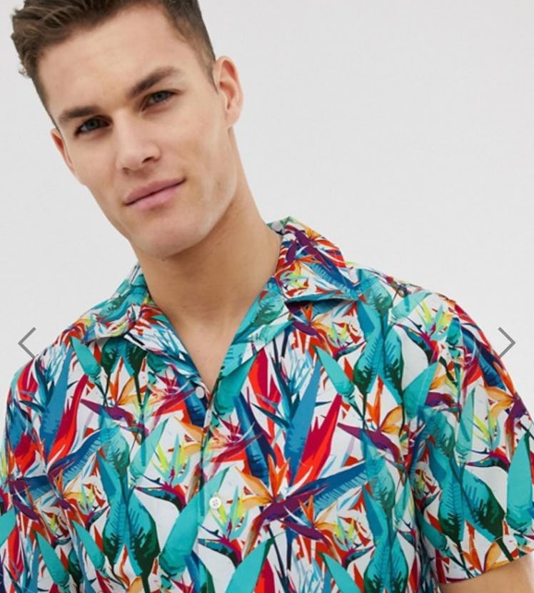 South Beach shirt in tropical print