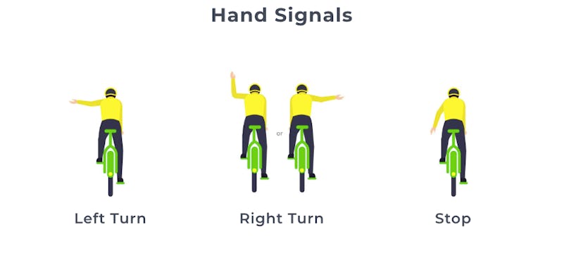 Use hand signals while using a Lime electric scooter in San Francisco and other cities. 