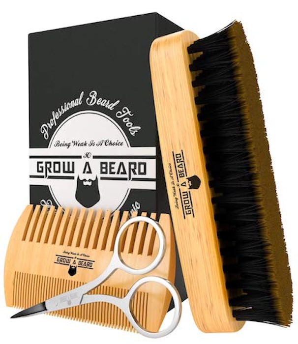 Beard Brush & Comb Set