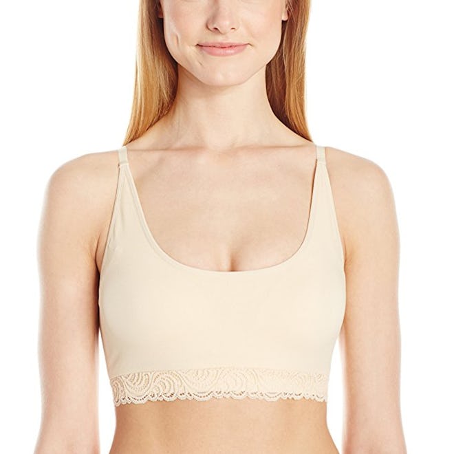 Mae Women's Scoopneck Bralette With Lace (S-XL)