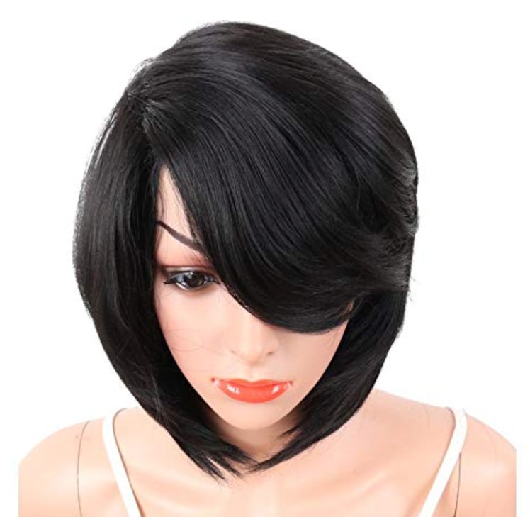 KRSI Short Pixie Cut Straight Bob Synthetic Wig