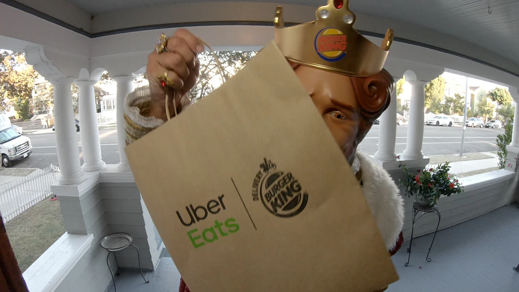 Burger King Delivery With Uber Eats Is Here, Just In Time For Cozy Season