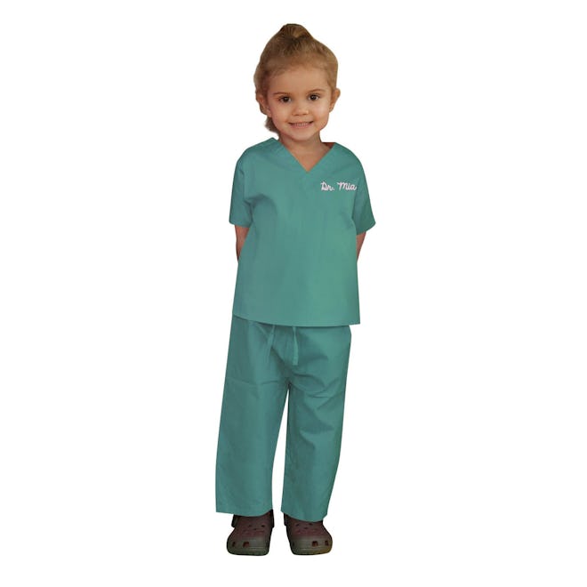 Scoots Personalized Kids Doctor Scrubs