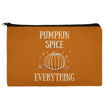 Pumpkin Spice Everything Cosmetic Bag