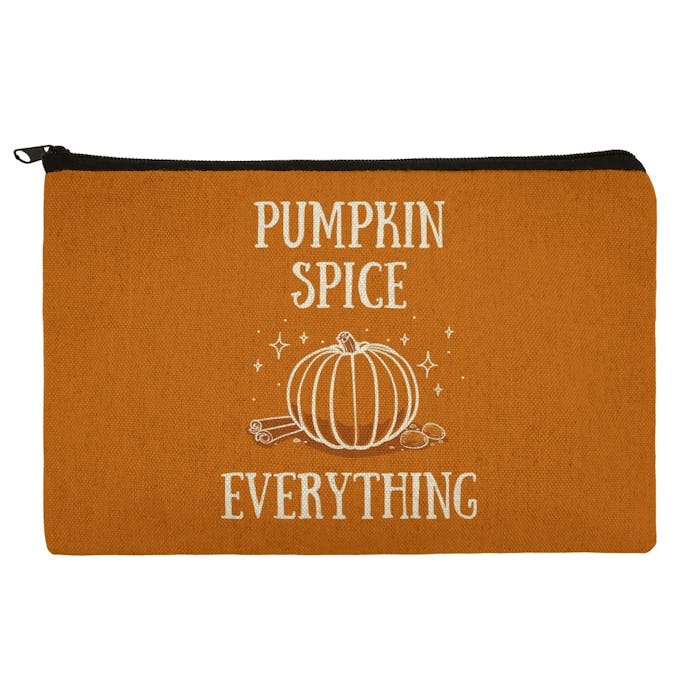 Pumpkin Spice Everything Cosmetic Bag