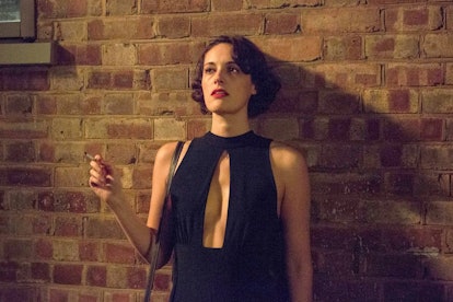 'Fleabag's iconic jumpsuit against a brick wall