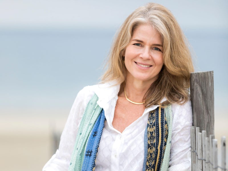 Adrienne Brodeur, author of 'Wild Game,' poses in Cape Cod, the setting of much of her memoir. 