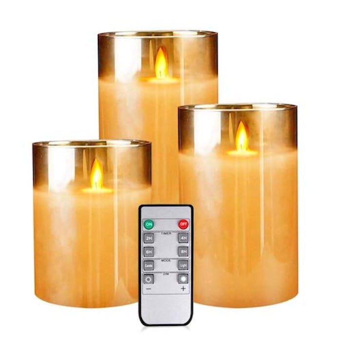 Yinuo Candle Flameless LED Candles (3-Pack)