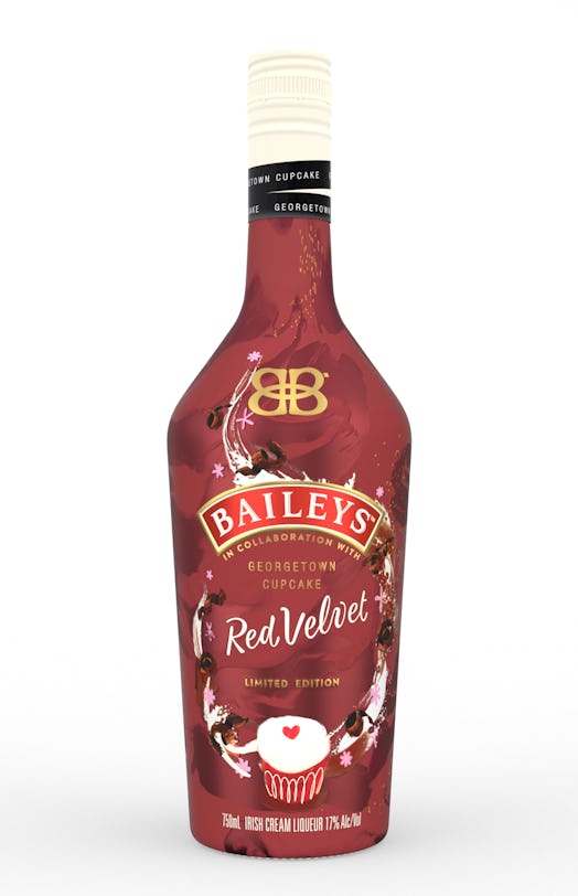 Baileys Red Velvet Irish Cream Liqueur is a limited-edition collaboration with Georgetown Cupcake.