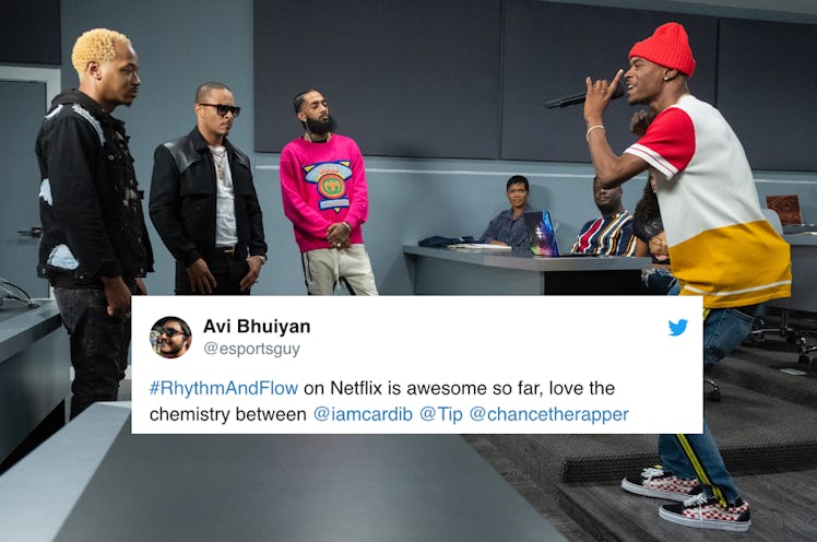 Rhythm and Flow on Netflix with positive tweet