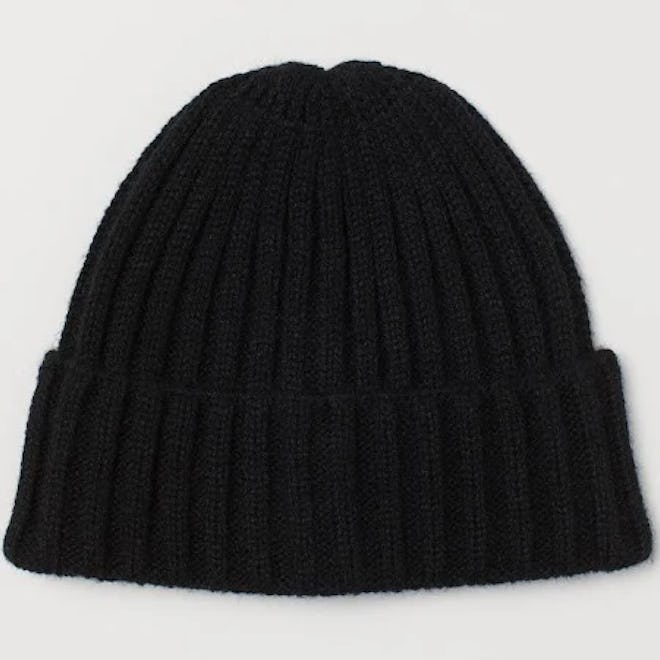 H&M Black Beanie Hat