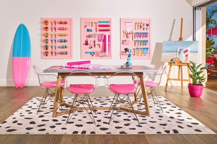 Craft/hobby room at barbie malibu dream house