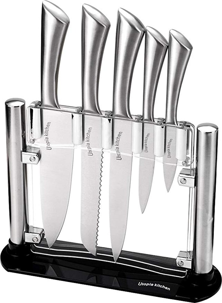 Utopia Kitchen Stainless Steel Knives Set (6-Piece Set)