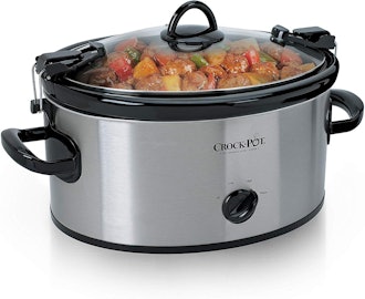 Crock-Pot Cook And Carry 6-Quart Oval Portable Manual Slow Cooker 