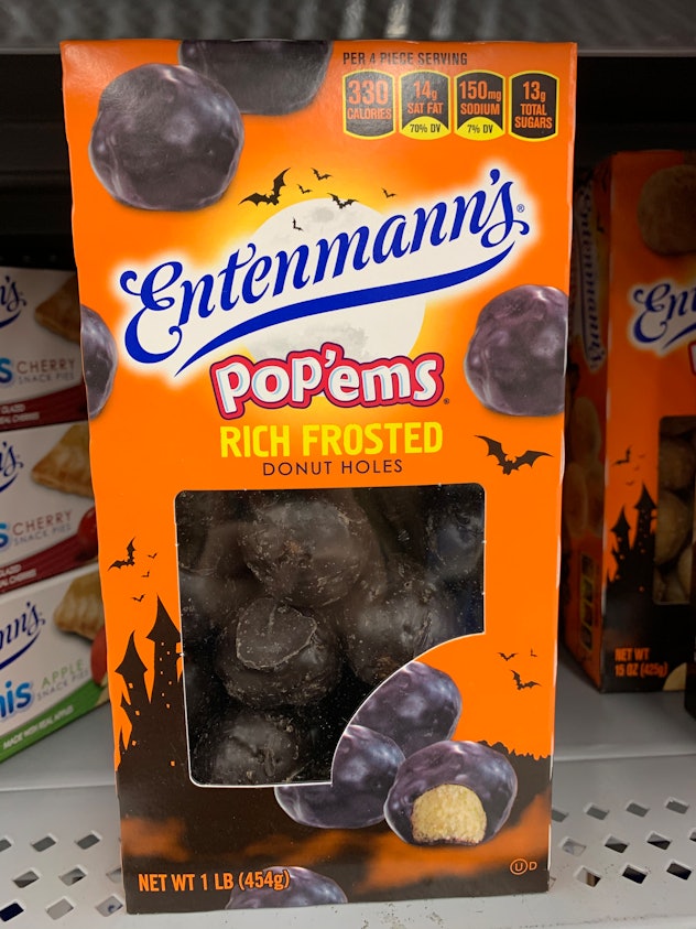 Entenmann's Pop'ems Chocolate Donut Holes Halloween treat