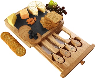 Utopia Kitchen Cheese Board And Knife Set