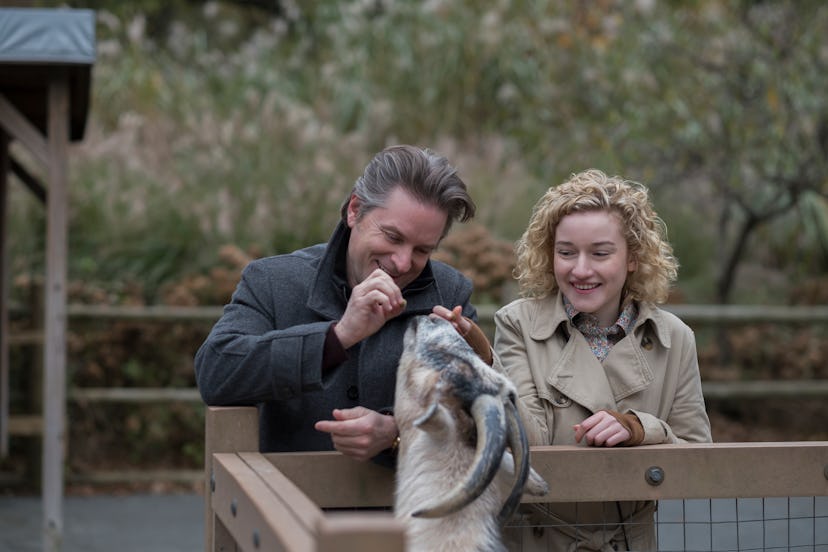 Shea Whigham and Julia Garner visit the zoo in Modern Love.