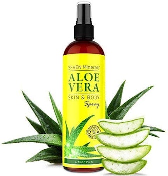 Seven Minerals Organic Aloe Vera Spray for Body & Hair
