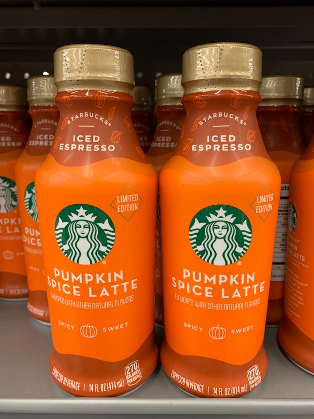 Starbucks Pumpkin Spice Latte Iced Expresso