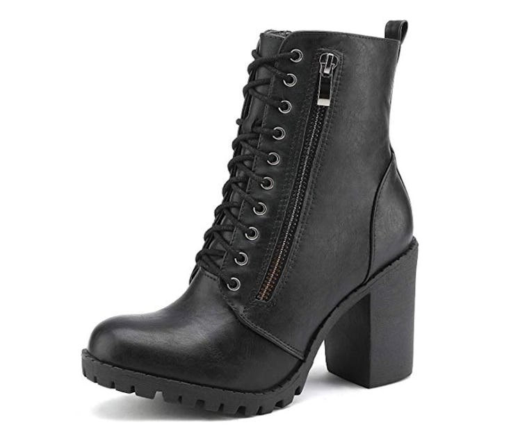 DREAM PAIRS Women’s Chunky Heel Ankle Booties