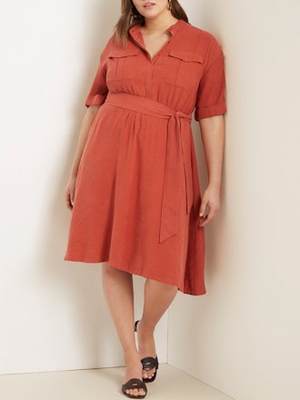 Fit And Flare Utility Dress