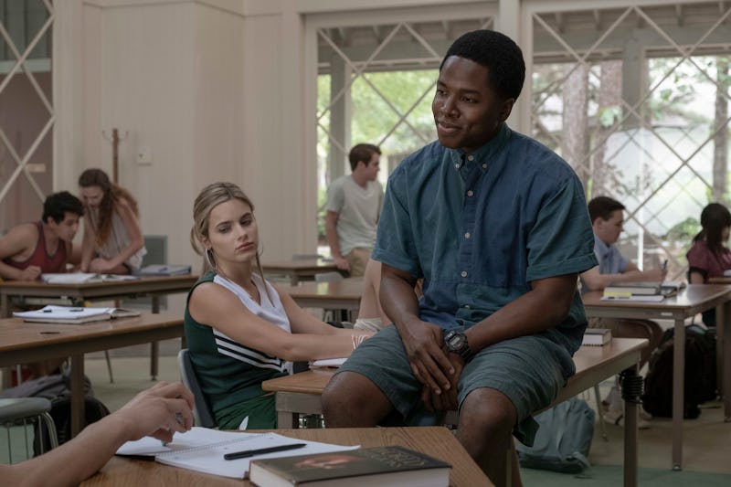 The Colonel From Looking For Alaska sitting in a classroom