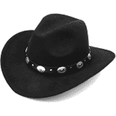 en Wool Blend Western Cowboy Hat Wide Brim Cowgirl Jazz Cap Leather Band