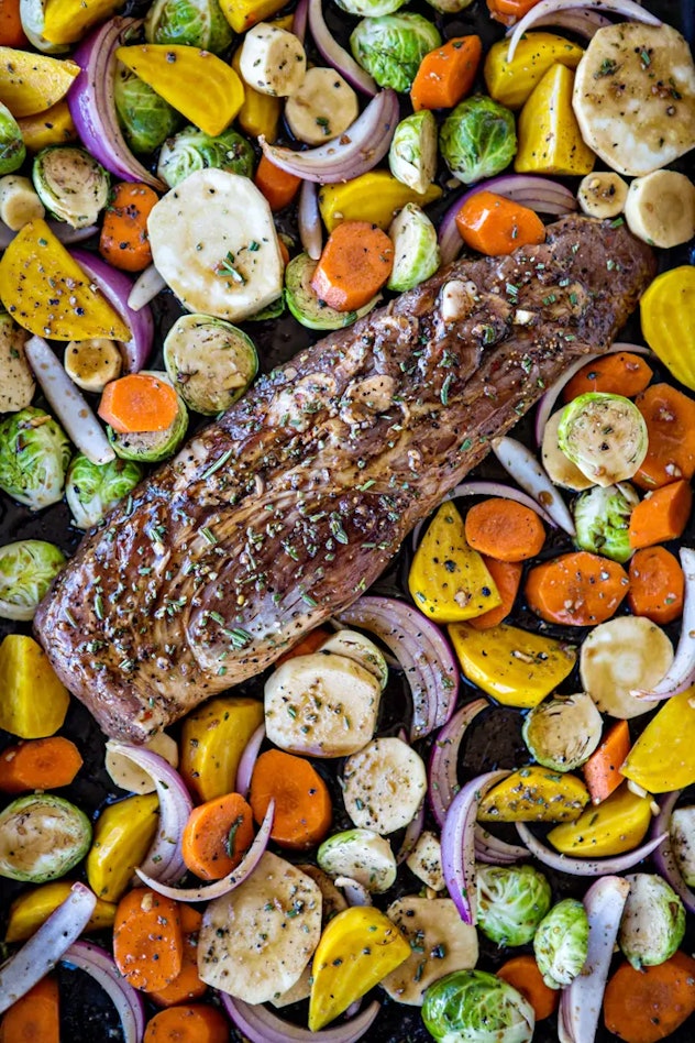 10 Sheet Pan Pork Dinners For Those Busy, Fall Nights