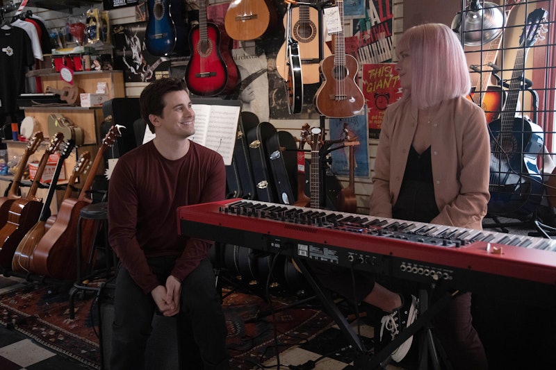 Maggie and Eric in a music shop on A Million Little Things