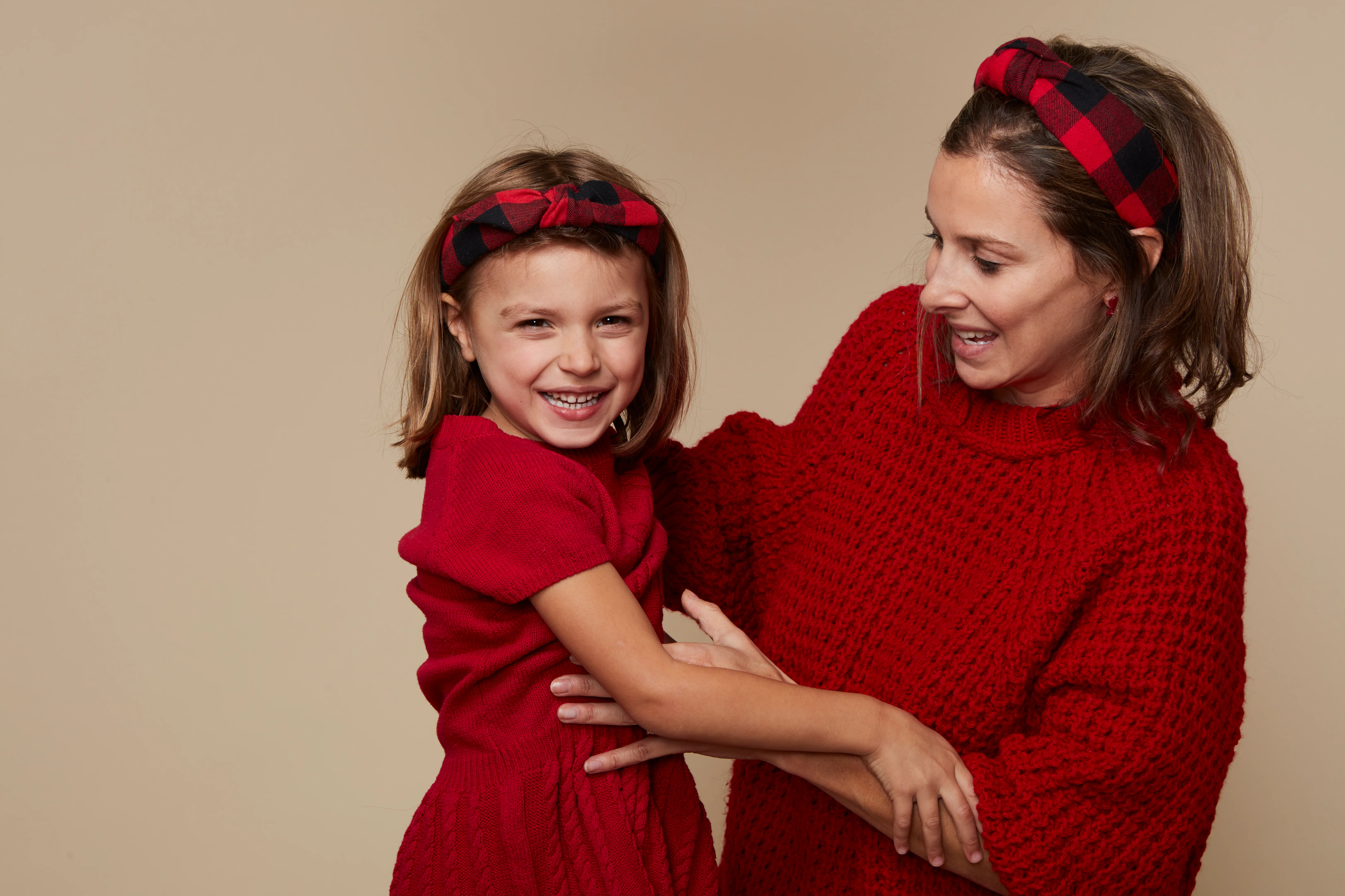 ISO Lele Sadoughi x J. Crew Buffalo Check Headband The Lele Sadoughi x J. Crew Holiday Collection Has Festive  main image 3