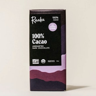 100% Cacao Unroasted Dark Chocolate 