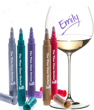 The Wine Glass Marker Original Markers (5-Pack)